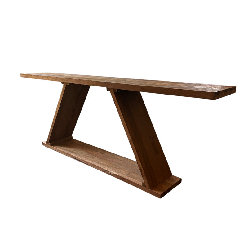 Reclaimed Teak Console Table, 31" H x 47" W x 16" D