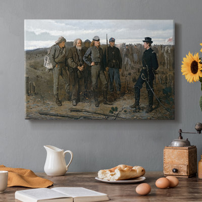 Prisoners from the Front-Winslow Homer-Gallery, toile tendue-1866