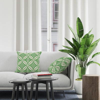 Jeté carré en polyester intérieur / extérieur