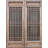 75.2'' x 76.3'' Paneled Wood Screen Doors