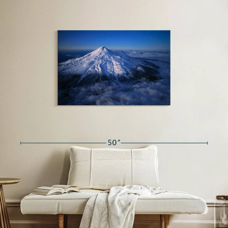 Mont Shasta enneigé Alvord, H 24 po x l 36 po