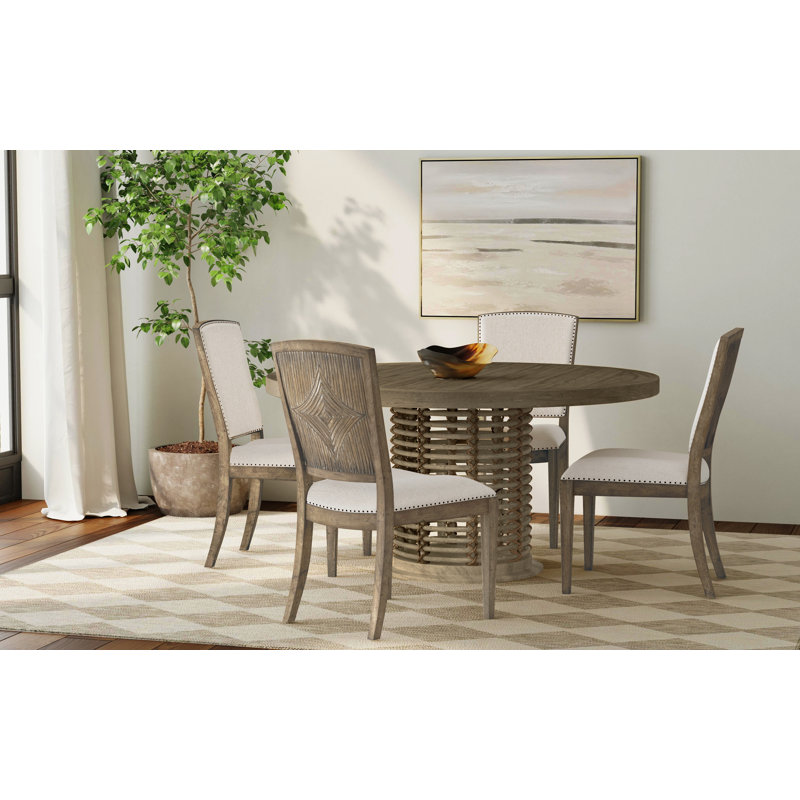 Surfrider Upholstered Dining Chair, Brown