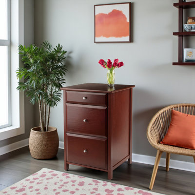 Aisha 3-Drawer Vertical Filing Cabinet by Three Posts