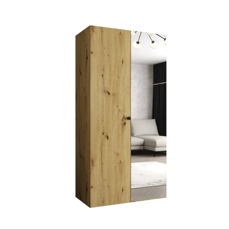 Manufactured Wood Wardrobe, Oak Artisan