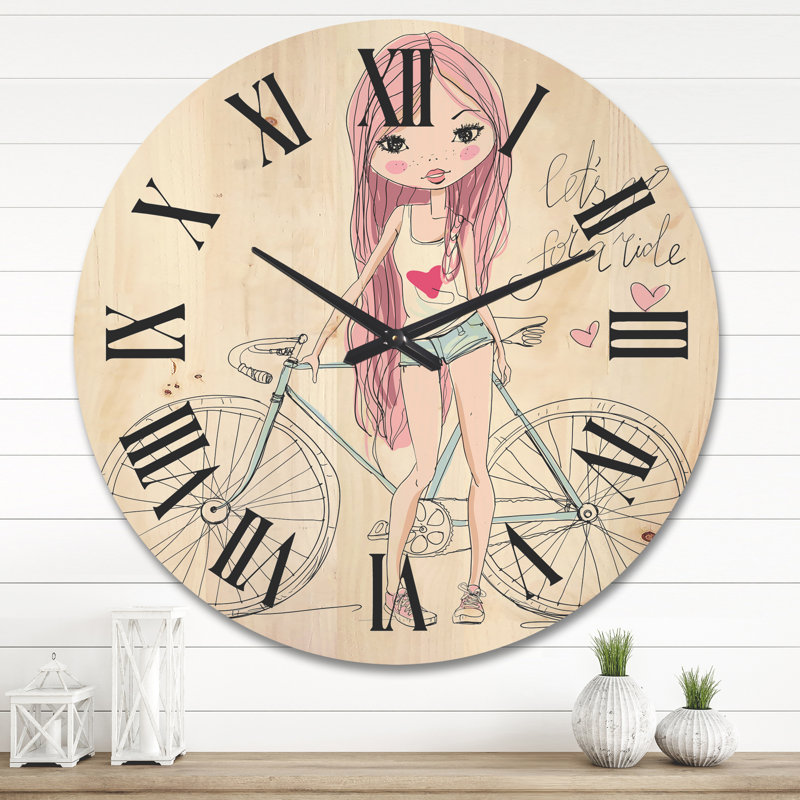 Horloge murale en bois, Grand