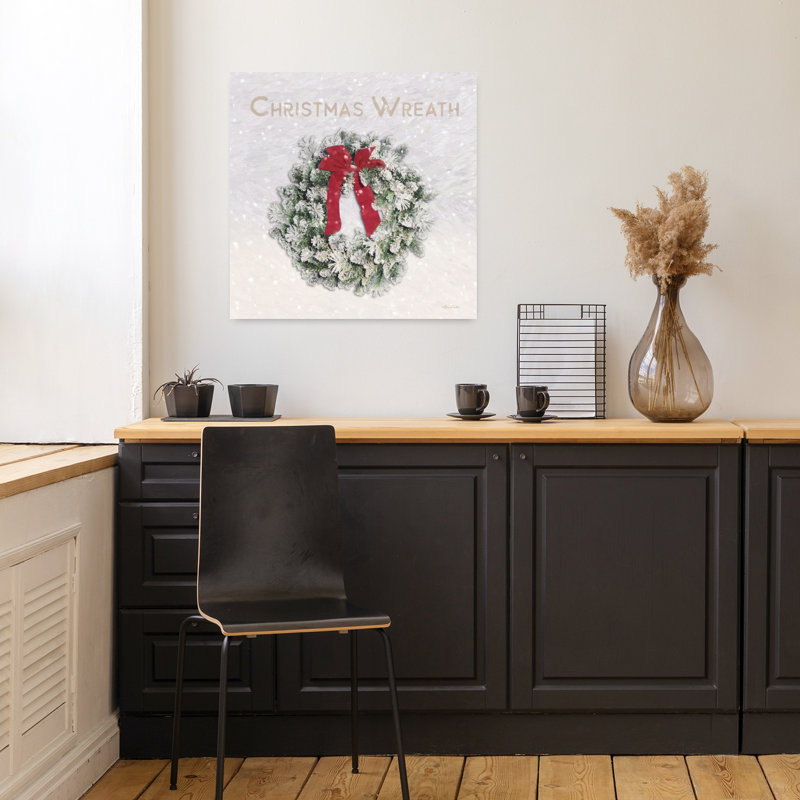 Couronne de Noël, art contemporain en pin, H 18 po x l 18 po