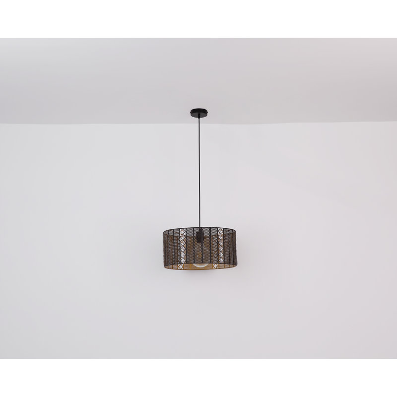 Avanthi 1 - Light Black Drum Pendant
