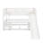Twin Over Twin Bunk Bed With Fence-1243851745
