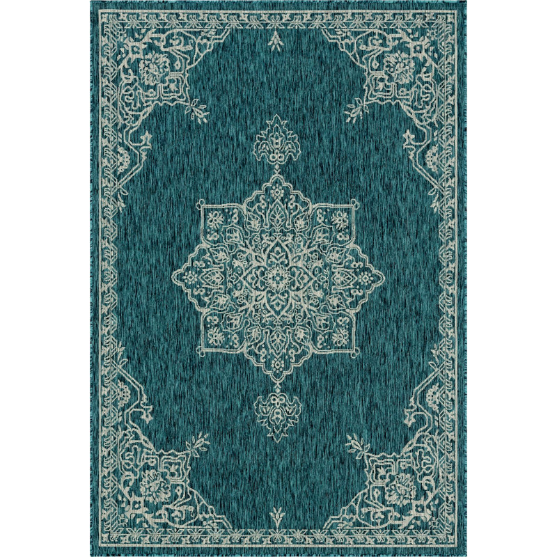 Tapis extérieur vert foncé, Rectangle 6 pi x 8 pi