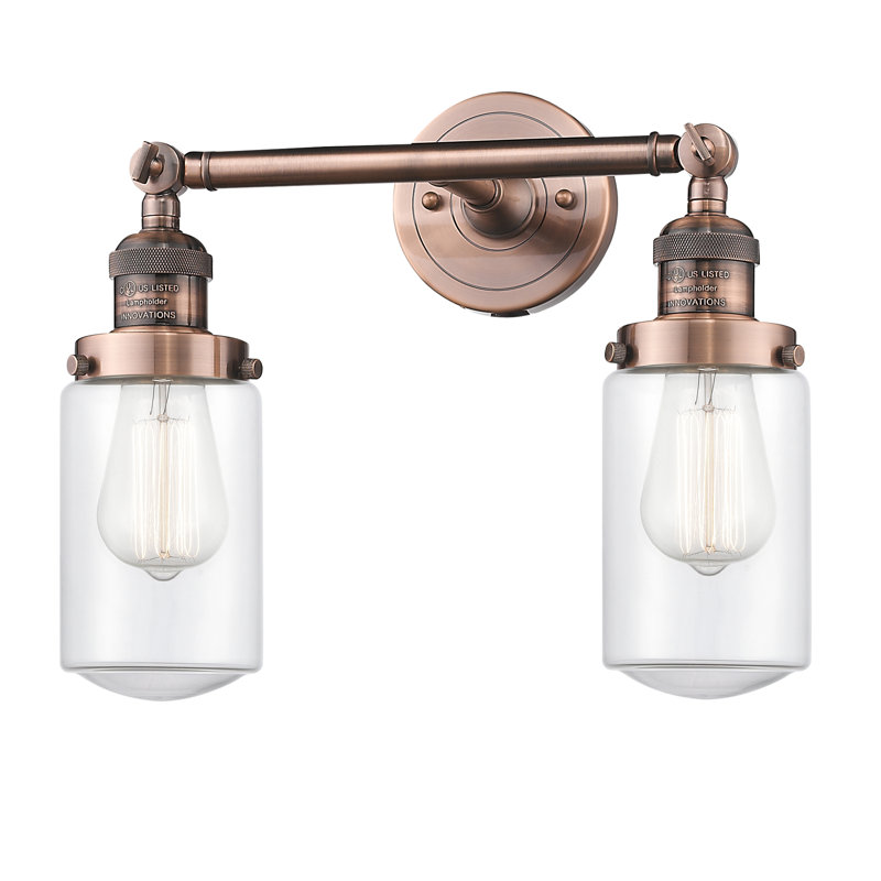 Saroyan 2 - Light Dimmable Vanity Light, Polished Chrome, Clear, Bulb Not Included