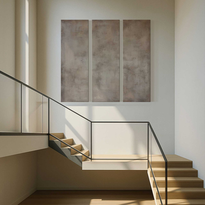Impression sur toile Rustic Reverie Layers, Toile tendue, H 48 po x l 48 po x P 1,25 po, 3
