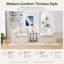 Canapé modulaire modulaire Cloud, canapé moderne Comfy Cloud, 2 places avec housses de coussin-259372893