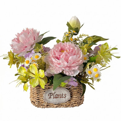 Arrangement floral rustique artificiel