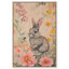 Art floral sur un lapin floral -1074492131-1074623872