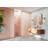 Illume 31.75 in. x 78 in. Fully Frameless Wall Hinge Shower Door-48169079