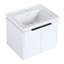 Base de meuble-lavabo double 59,6 po mural seulement
