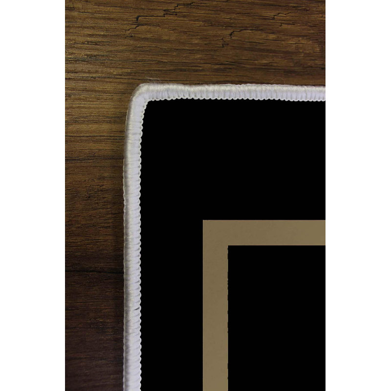 Premium Hall Carpet, 2.6 x 4.9 Feet, 100% Polyester, 650 gr/m² | Antibacterial, Non-Slip PVC Dot Underside, 0.3 in Pile Height | Machine Washable, 3D Digital Print, Durable & Stylish for Home Décor