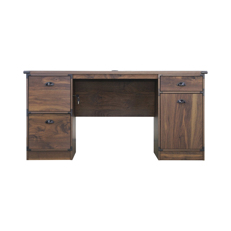 Bureau de direction rectangulaire l 61,4 po Coppola, Noyer