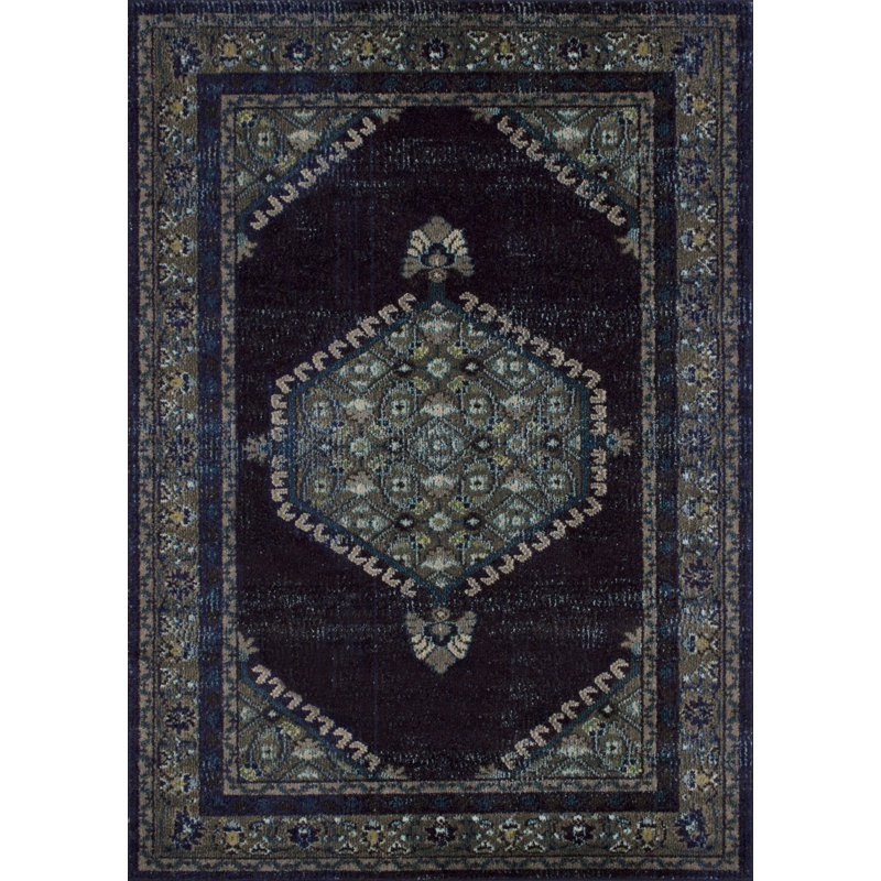 Tapis espresso / noir Boulton, Rectangle 5 pi x 7 pi
