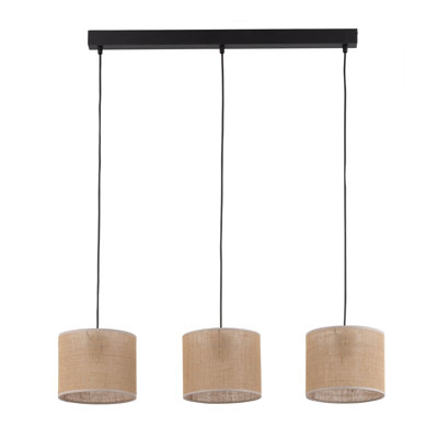 Adianna 3 - Light Stainless Steel Kitchen Island Pendant