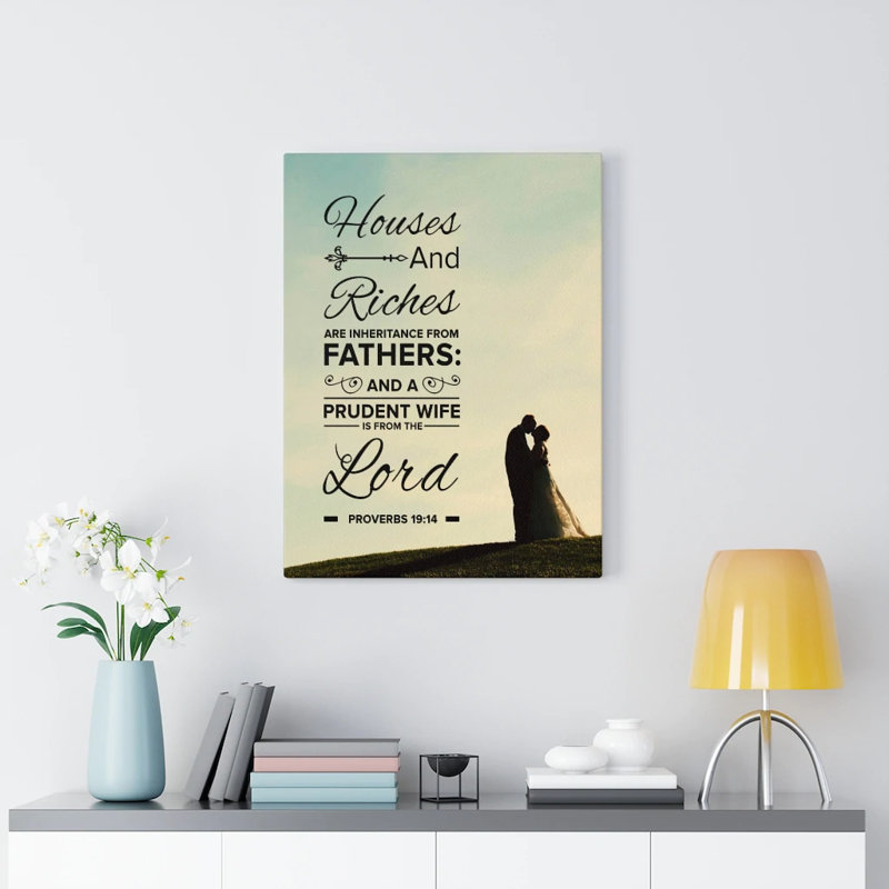 House And Riches - Wrapped Canvas Print, 76cm H x 61cm W