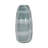 Decorative Coastal Glass Vase with Curved Silhouette and Smooth Handcrafted Form-651674333