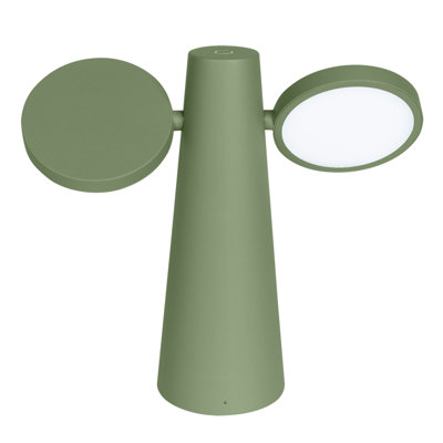 Lampe de table d'extérieur à DEL intégrée à pile 11 po Oto
