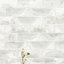 Carreau de mosaïque murale en verre brillant 12 po x 15 po Nacre Blanc Subway