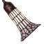 19" Wide Stained Glass Pond Lily 4 Light Fan Light-110857576