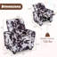 Fauteuil inclinable pour enfants avec porte-gobelet avec dossier réglable et repose-pieds zèbre-696945221