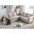 Modular Sectional Sofa Set with Convertible L - Shaped Design, Reversible Rolled Arms and Soft Linen Upholstery for Ultimate Comfort and Flexibility-1662933105-1662933104