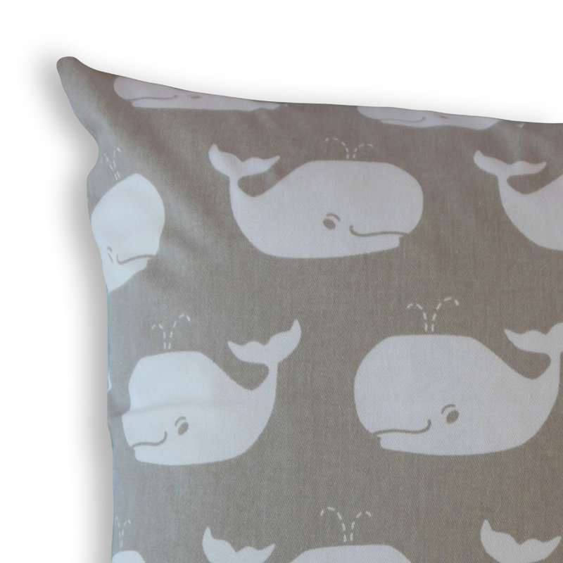 Coussin en coton Laibah, 22 po x 22 po, Brun clair, Coussin décoratif