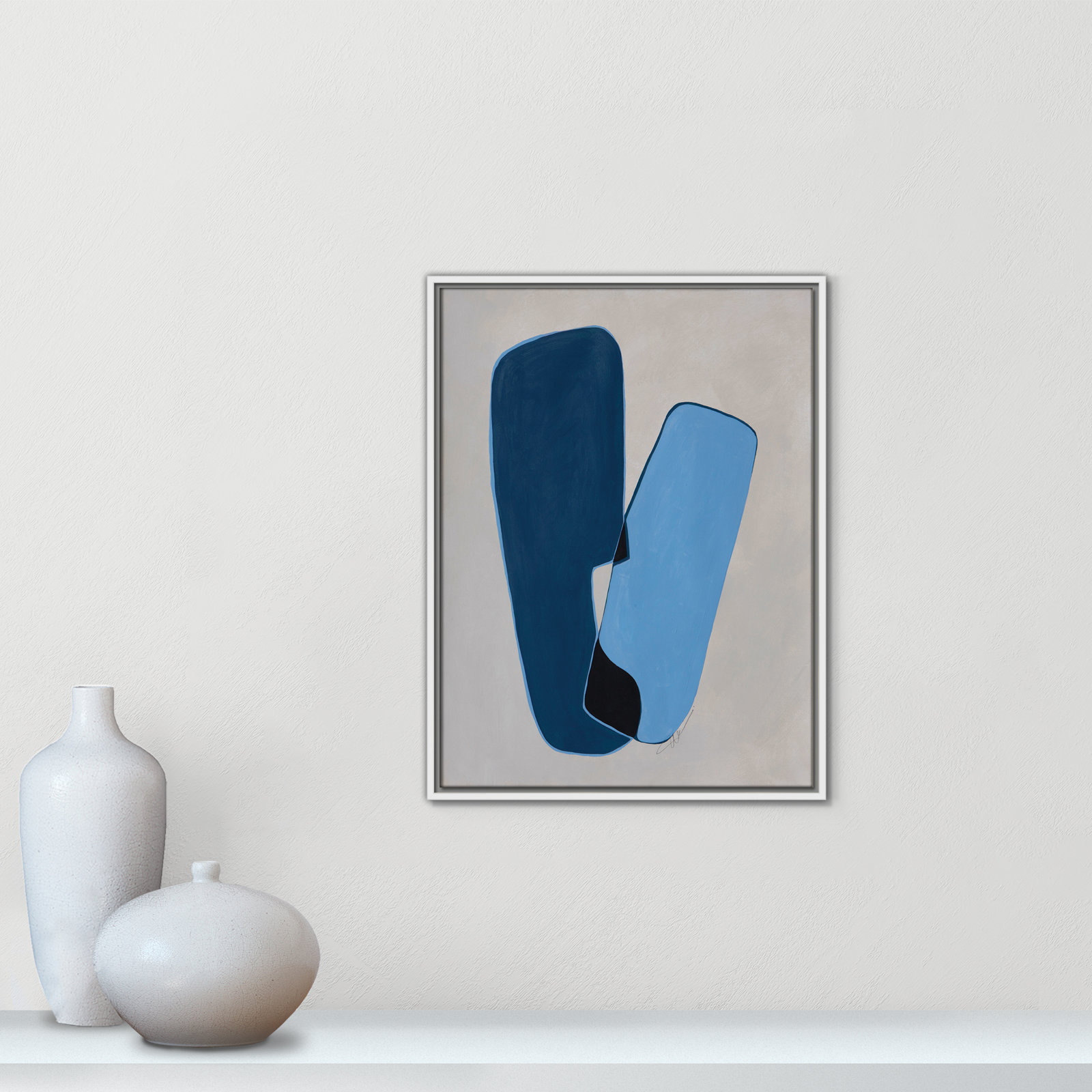 In Unity Collection "In Unity II" Print, 25.5" H x 19.5" W x 2" D, White Framed