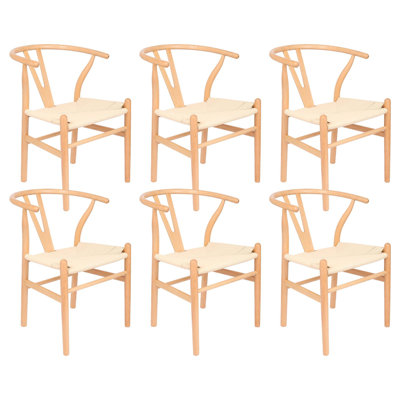 Nicholas Winter Scandi Danish Style Solid Wood Dining Chairs