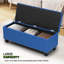 Repose-pieds rembourré en tissu avec banc de rangement Grimstad-222656634