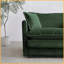 Ensemble de 2 chaises d'appoint Modern Chenille avec coussins décoratifs - Fauteuils rembourrés pour le salon, structure en bois massif-1111034289