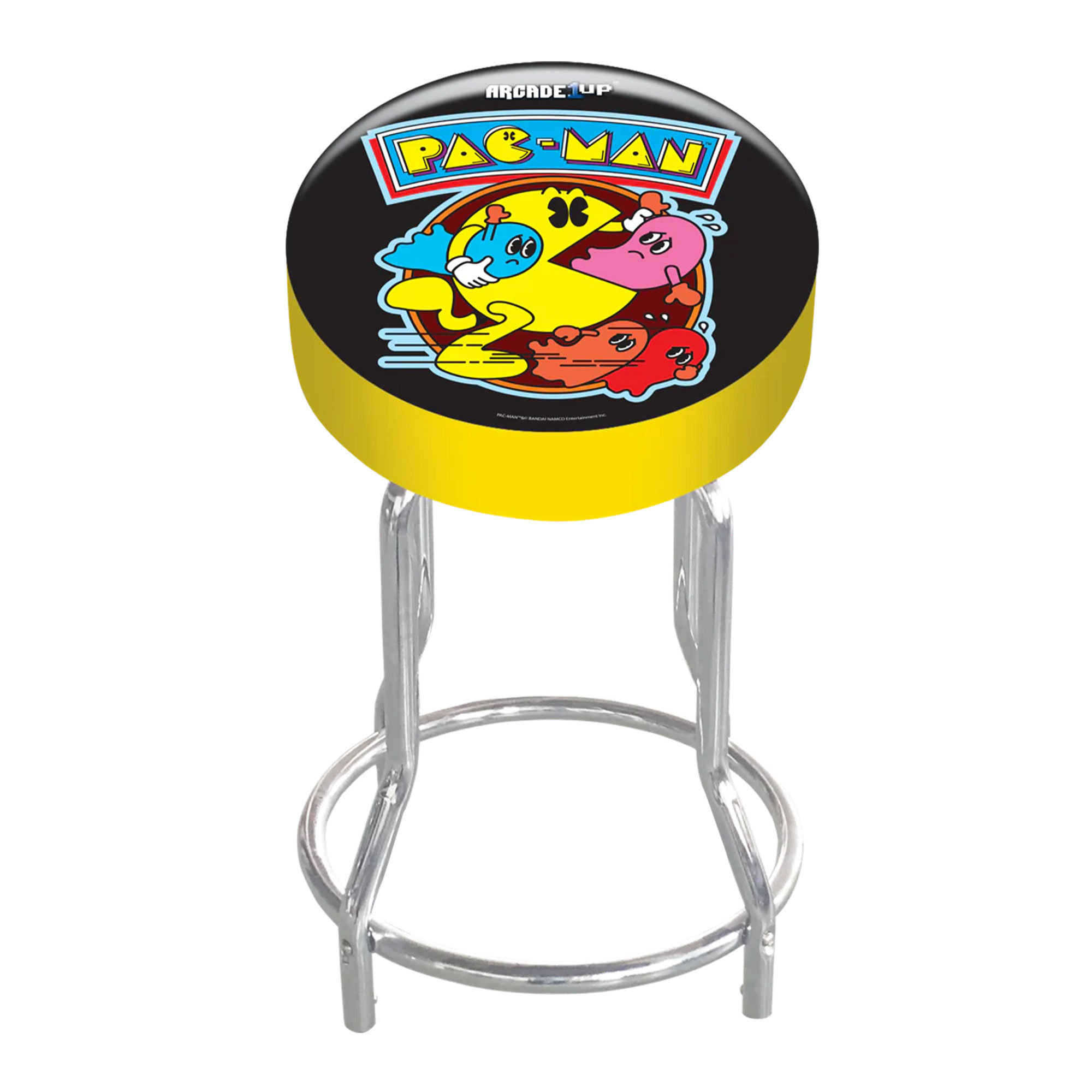 Arcade 1Up Arcade1Up Pac-Man Adjustable Padded Video Game Bar Stool