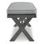 Banc de pique-nique en aluminium Erdita