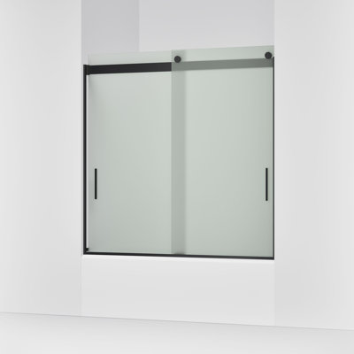 Levity 59.63" x 59.75" Bypass Bath Door with CleanCoat® Technology
