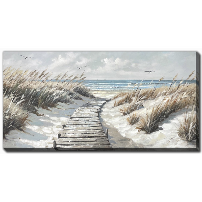 Through The Dunes Canvas Wall Art