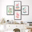 Art tropical, flamant rose tropical-104788878-104788882