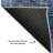 Premium Machine Washable Cerrito AMF557 Navy Rug-103979893