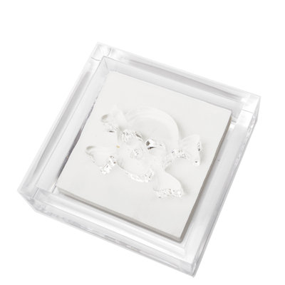 Porte-serviette plat en acrylique