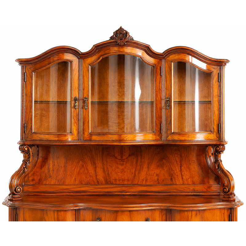 Original Italian Antique Buffet and Hutch