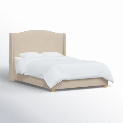 Allis Wingback Platform Bed