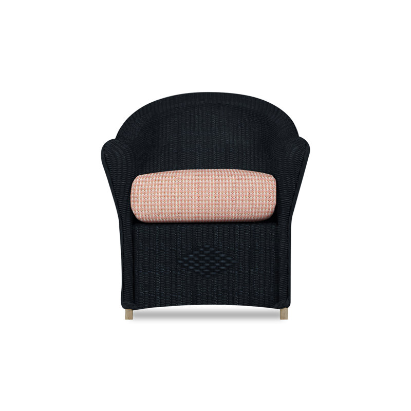 Reflections Outdoor Dining Armchair, Ebony, Remy Pebble