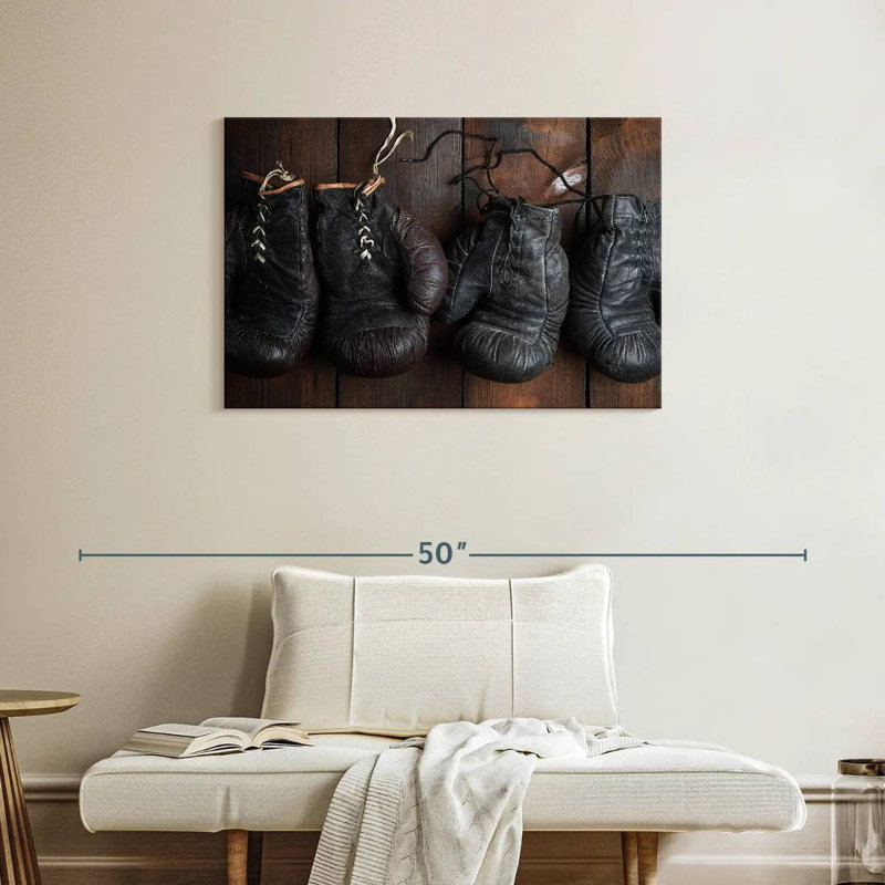 Sireci Dark Boxing Gloves, 24" H x 36" W