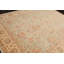 Tapis beige en laine noué à la main de conception unique 7 pi 9 po x 10 pi Galja