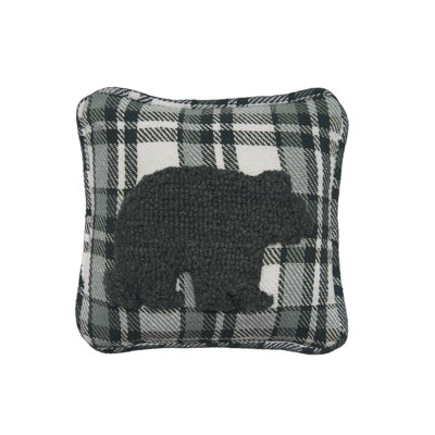 8" x 8" Bear Throw Pillow