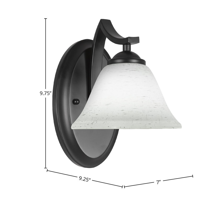 Zilo Wall Sconce, Matte Black